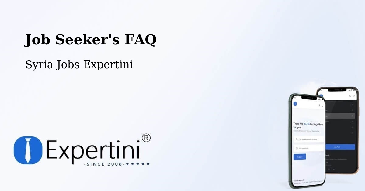 Job Seeker FAQ – Ḩarastā - Syria Jobs Expertini