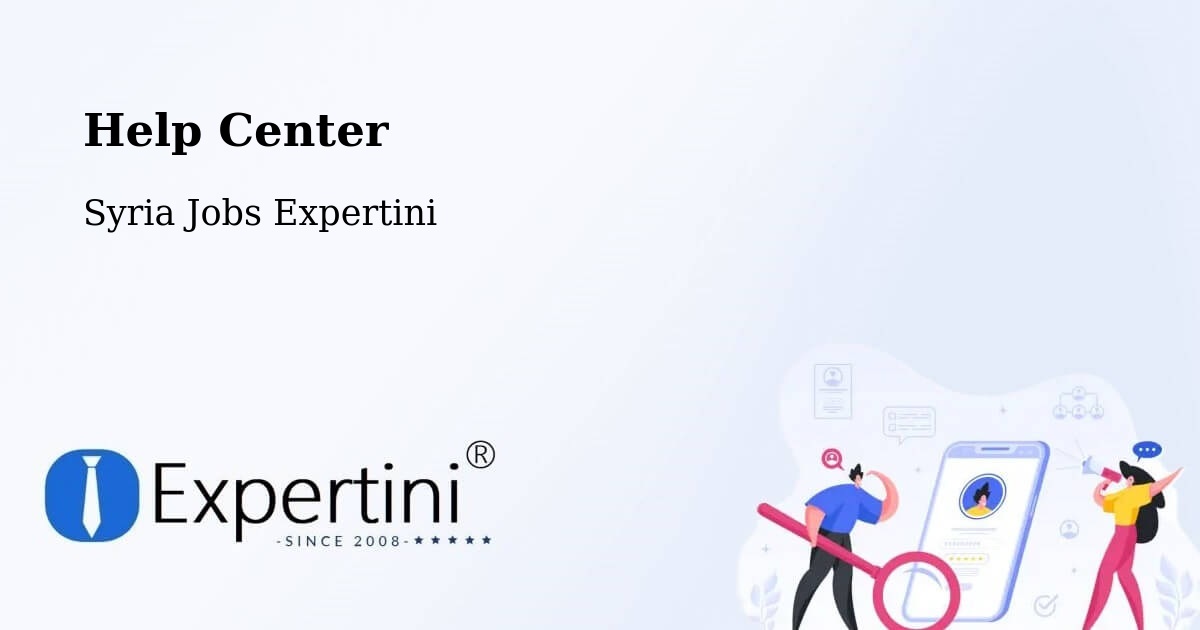 Help Center – Ḩarastā - Syria Jobs Expertini